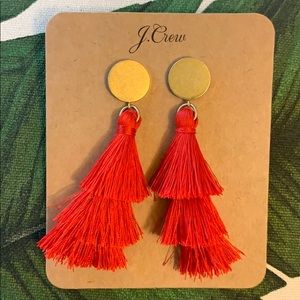 J. Crew Tassel Earrings
